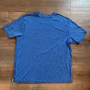 Tommy Bahama Men's XL Paradise Around T-Shirt Heathered Blue Performance Tee